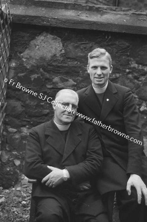 REV M DOWLING S.J. AND REV J GILL S.J. BEFORE LEAVING FOR RHODESIA